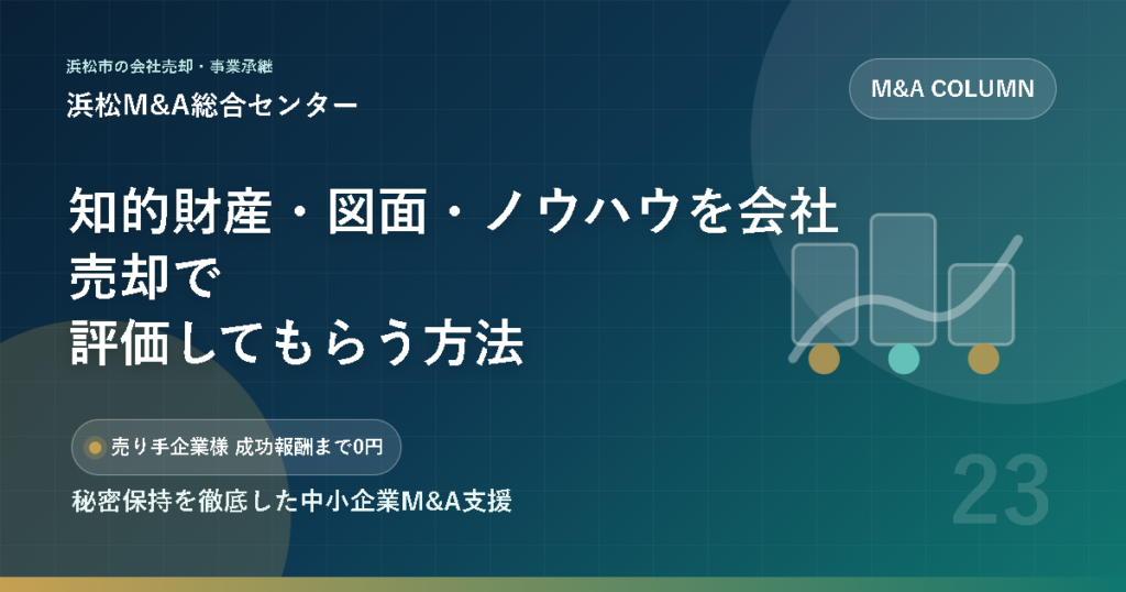 知的財産・図面・ノウハウを会社売却で評価してもらう方法