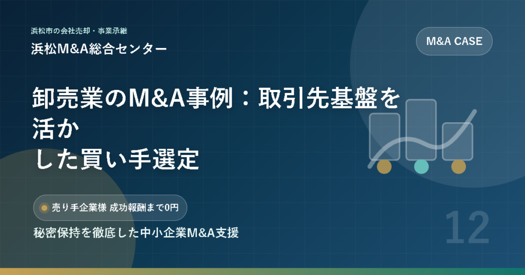 卸売業のM&A事例：取引先基盤を活かした買い手選定